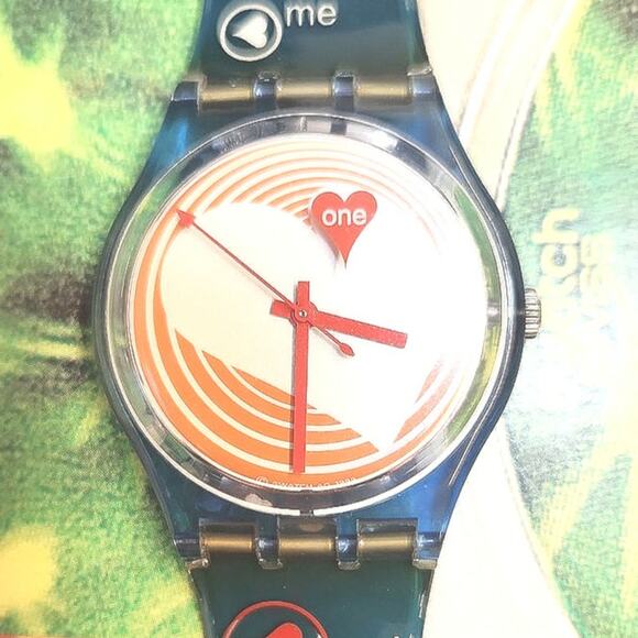 Swatch watch HEARTBEAT GN187PACK 2000 Worldwide Packagings New with new battery - Picture 1 of 11